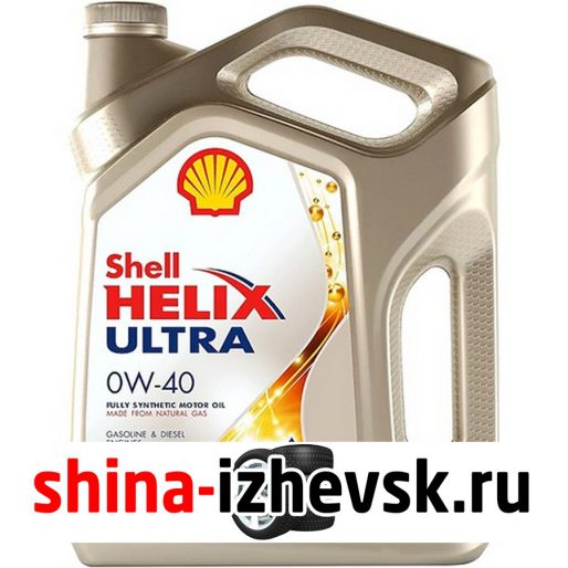 Моторное масло для автомобиля Shell Helix Ultra 0W-40, 4л в Ижевске